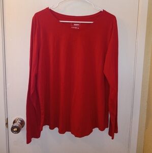 Sonoma Everyday Red Relaxed Fit Blouse